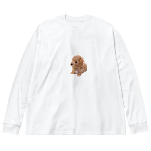 Maltipoo Puppy Anthony ビッグシルエットロングスリーブTシャツ