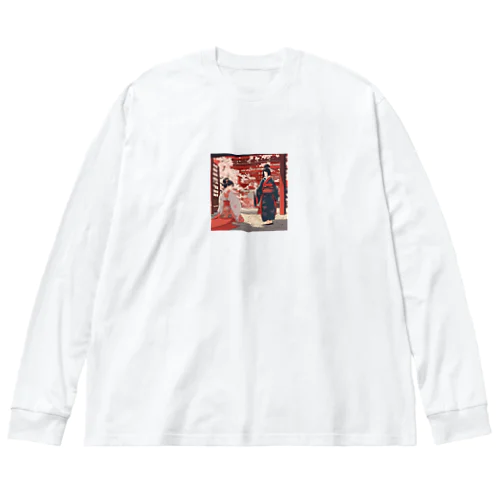 日本文化 Big Long Sleeve T-Shirt