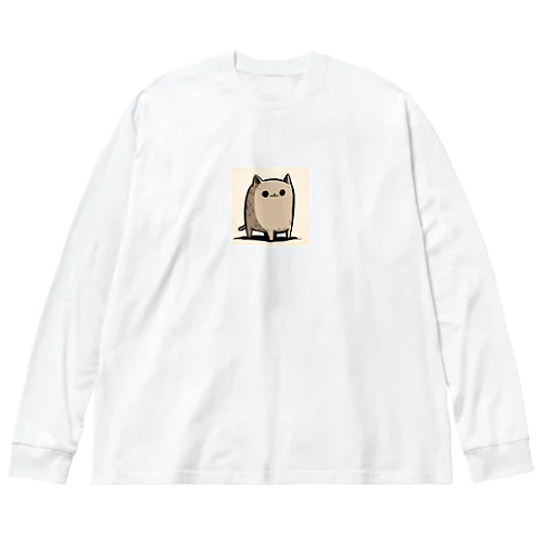 Shikaku neko ビッグシルエットロングスリーブTシャツ