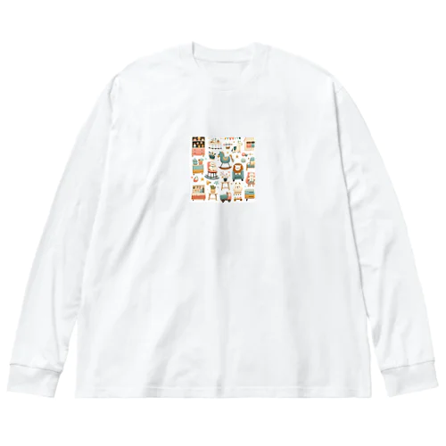 北欧の家具 Big Long Sleeve T-Shirt