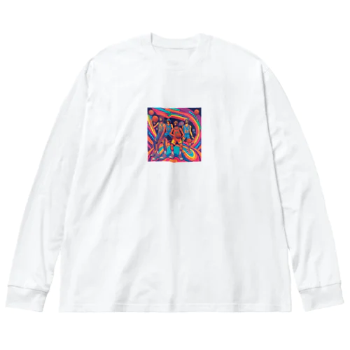 ワイルドバスケ ビッグシルエットロングスリーブTシャツ