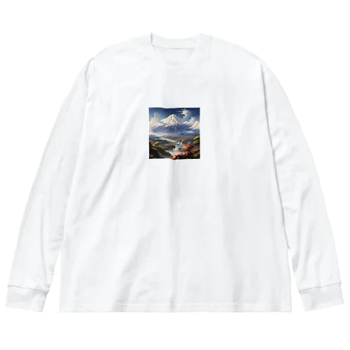 山の美しい風景　なでしこ1478 Big Long Sleeve T-Shirt