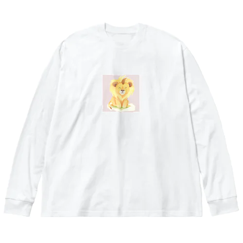 にっこりライオン Big Long Sleeve T-Shirt