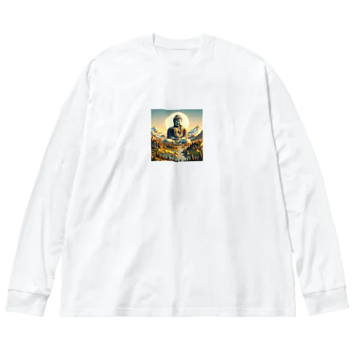 Majestic Serenity: Dawn of Enlightenment Big Long Sleeve T-Shirt