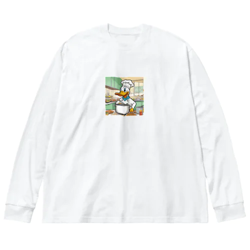 アヒルシェフ ビッグシルエットロングスリーブTシャツ