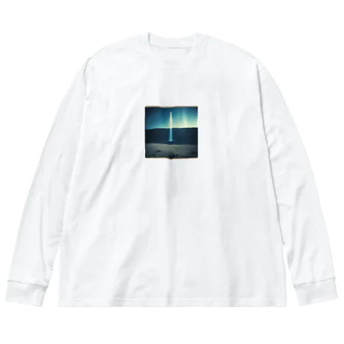 御岩神社からの光柱 Big Long Sleeve T-Shirt