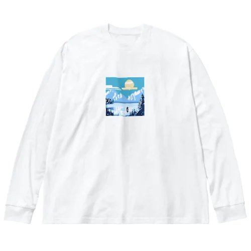 巨大な氷山 Big Long Sleeve T-Shirt