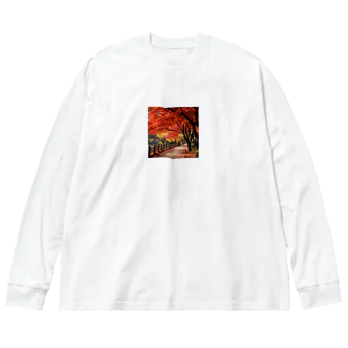 紅葉　なでしこ1478 Big Long Sleeve T-Shirt