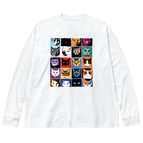 PAC (ポップアートキャット) Big Long Sleeve T-Shirt