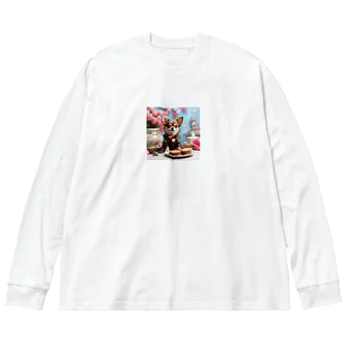 🐾まかろんチワワの小さな大冒険🏡💕 - 家族との絆を深める物語 Big Long Sleeve T-Shirt