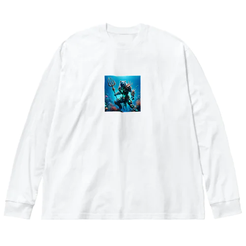 深海のドルフィン・サバイバー Big Long Sleeve T-Shirt