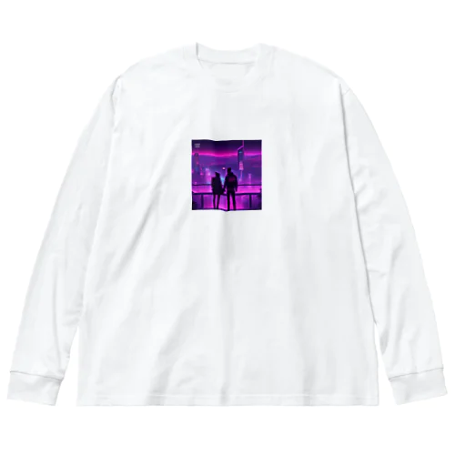 夜景デート Big Long Sleeve T-Shirt