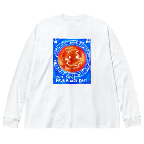 太陽 ビッグシルエットロングスリーブTシャツ