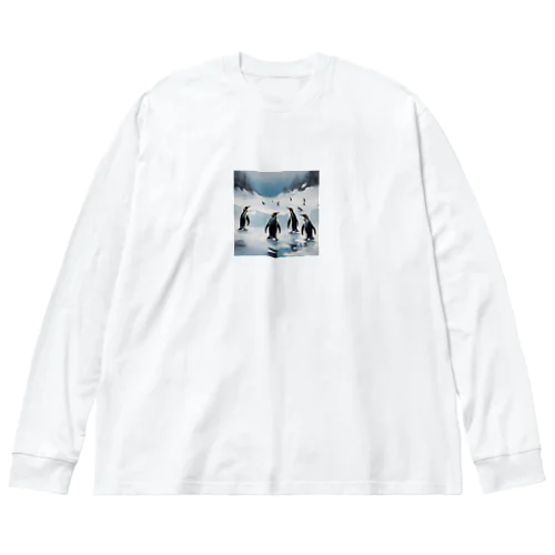 共存を目指すペンギン Big Long Sleeve T-Shirt