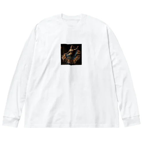 豪華な衣装ダンサーの踊りを披露　なでしこ1478 Big Long Sleeve T-Shirt