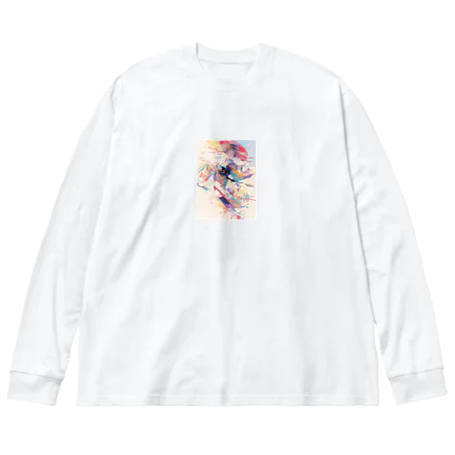 日本舞踊　なでしこ1478 Big Long Sleeve T-Shirt