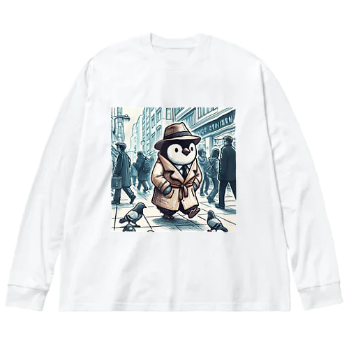 都会ペンギン Big Long Sleeve T-Shirt