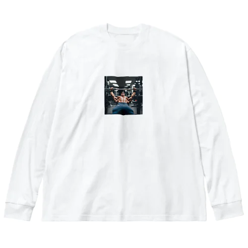 筋トレの定番、ベンチプレス！ Big Long Sleeve T-Shirt