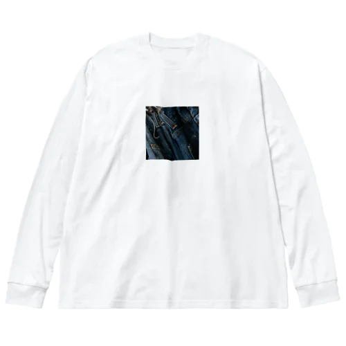 デニムseries Big Long Sleeve T-Shirt