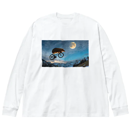 空飛ぶハリネズミ Big Long Sleeve T-Shirt