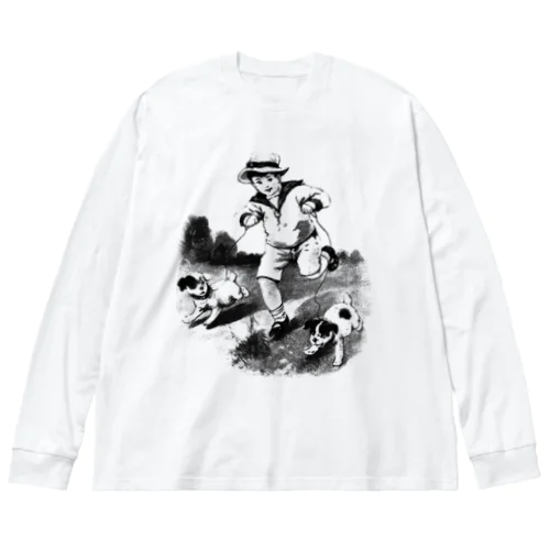 子犬とさんぽ！ Big Long Sleeve T-Shirt