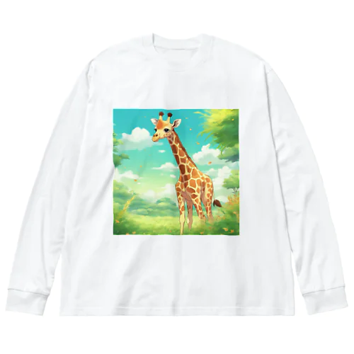 アニメ　きりん Big Long Sleeve T-Shirt