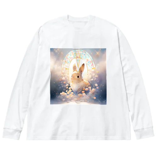 うさぎとステンドグラス｡.:*･ﾟ Big Long Sleeve T-Shirt