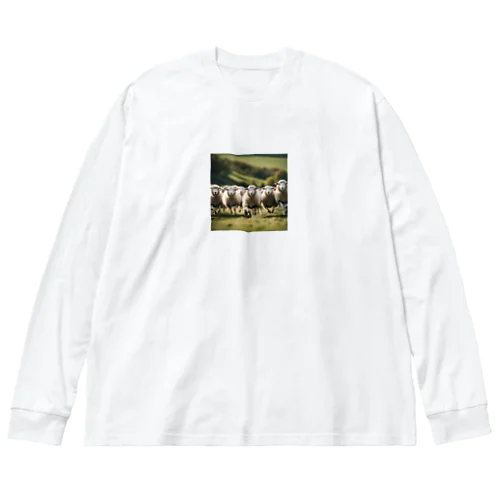 羊の援軍 Big Long Sleeve T-Shirt