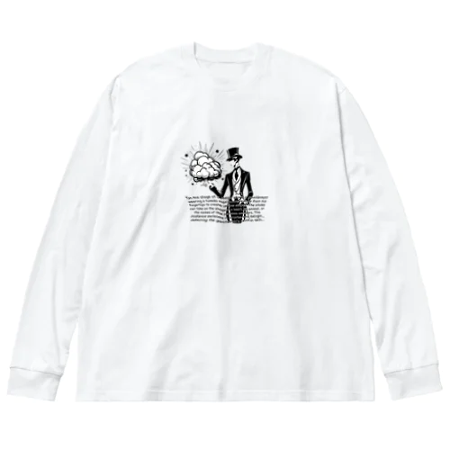 Magic from your fingertips - Smoke Artist ビッグシルエットロングスリーブTシャツ