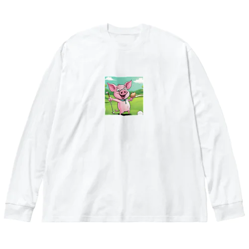 ぷ―のゴルフ ビッグシルエットロングスリーブTシャツ