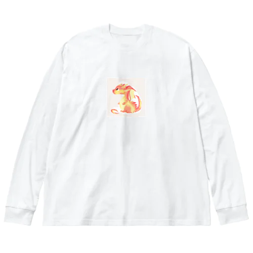 火の世界に生まれたドラゴン Big Long Sleeve T-Shirt