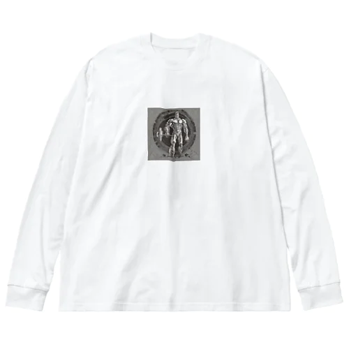 鋼の肉体 Big Long Sleeve T-Shirt