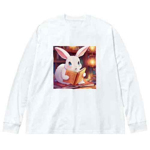 本を読んで魔法を勉強中なのだ Big Long Sleeve T-Shirt