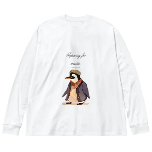 厚着ペンギン ビッグシルエットロングスリーブTシャツ