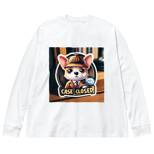 新しい推理小説、ふわふわかわいいチワワ Big Long Sleeve T-Shirt