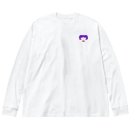 パンジー紫ちゃん ビッグシルエットロングスリーブTシャツ