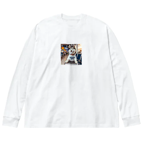 搭乗口を目指すGOOD BOY Big Long Sleeve T-Shirt