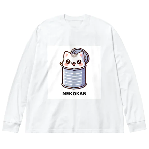 NEKOKAN ビッグシルエットロングスリーブTシャツ