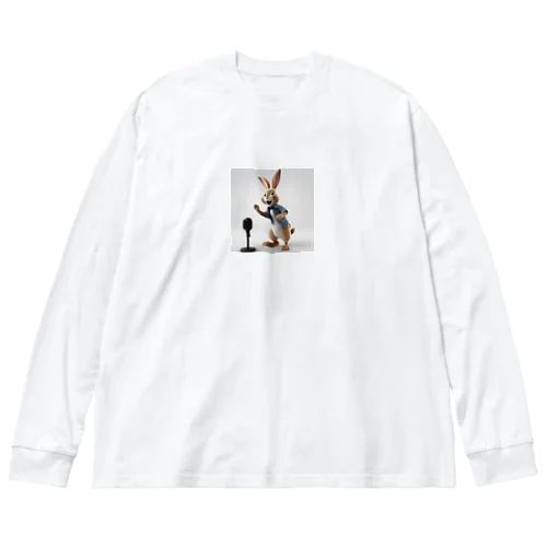 「歌う天才！カリスマ！うさぎ！」 Big Long Sleeve T-Shirt