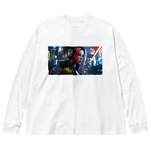 二次元の女の子 Big Long Sleeve T-Shirt