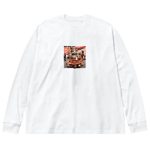 どんたくの山車になった猫 Big Long Sleeve T-Shirt