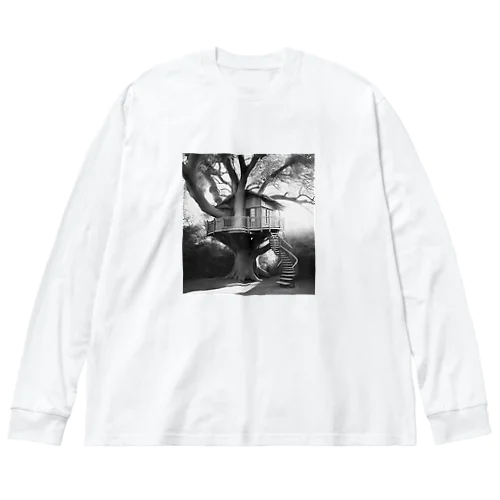 Old Treehouse at somewhere ビッグシルエットロングスリーブTシャツ