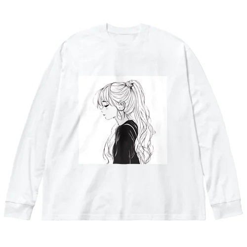 横顔のときめき Big Long Sleeve T-Shirt