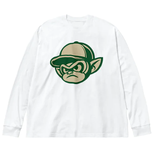 RCW_Gorilla_gr ビッグシルエットロングスリーブTシャツ