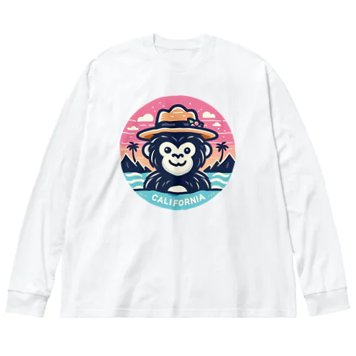 RCW_Gorilla_California ビッグシルエットロングスリーブTシャツ