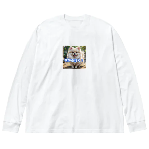 今から行くポメチワ Big Long Sleeve T-Shirt