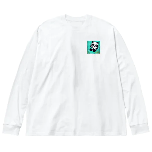 水中パンダ Big Long Sleeve T-Shirt