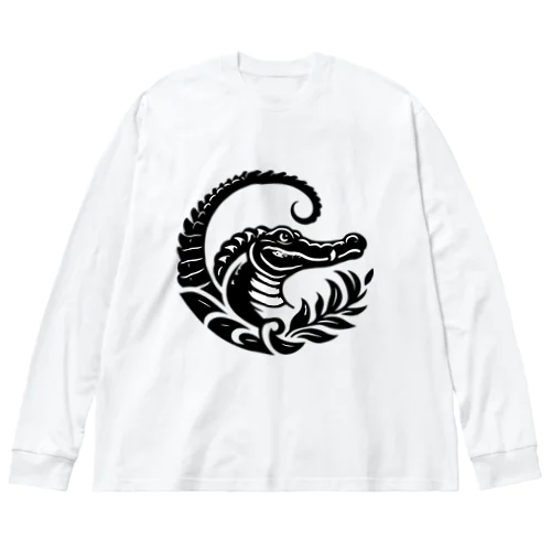 スタイリッシュワニ Big Long Sleeve T-Shirt