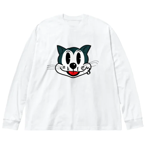 NKFE/猫/キャット/ペア/ユニセックス/お揃い/記念日 ビッグシルエットロングスリーブTシャツ