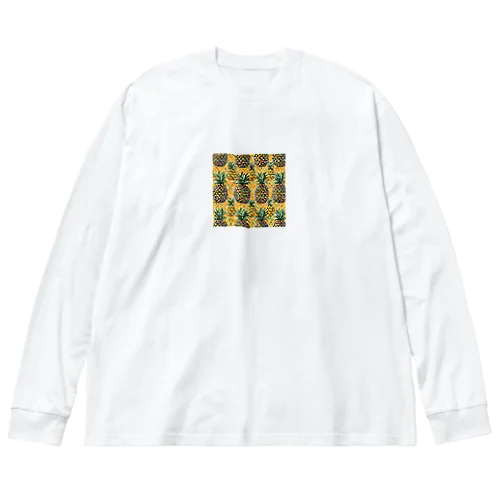 パイナップルサンド ビッグシルエットロングスリーブTシャツ